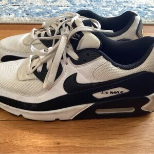 Nike Black and White Air Max Low-Top Sneakers